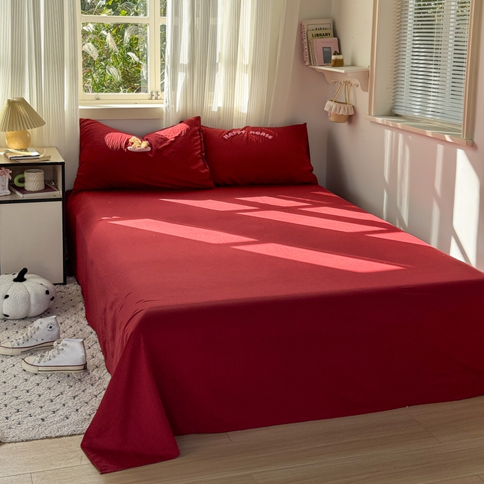 91家纺网 家纺一手货源 找家纺 优兰朵 2025新款水洗棉印花毛巾绣四件套 新年小马