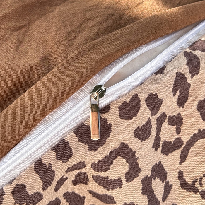 91家纺网 家纺一手货源 找家纺 优兰朵 2025新款水洗棉印花毛巾绣四件套 奶豹小狗