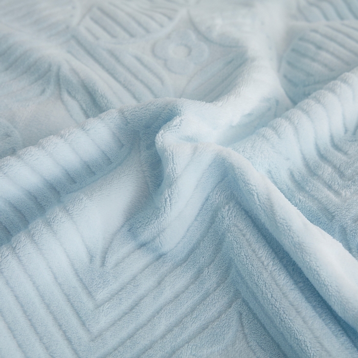 91家纺网 家纺一手货源 找家纺 （总）卡诗兰 2025款高克重纯色牛奶绒雕花四件套