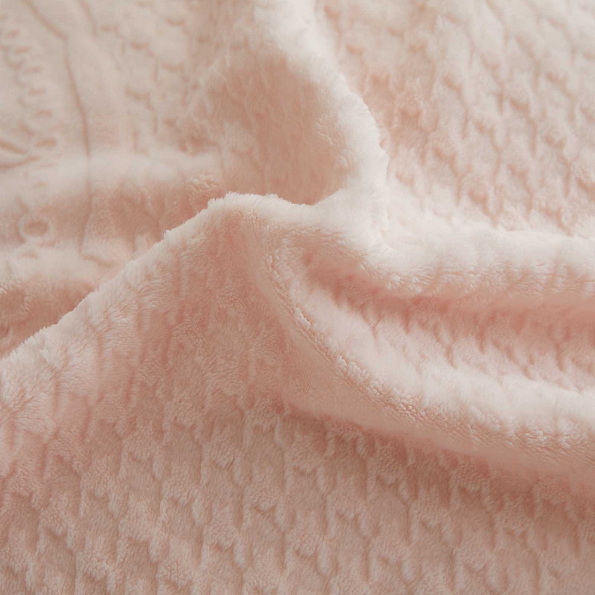 91家纺网 家纺一手货源 找家纺 卡诗兰 2025款高克重纯色牛奶绒雕花四件套 玉色