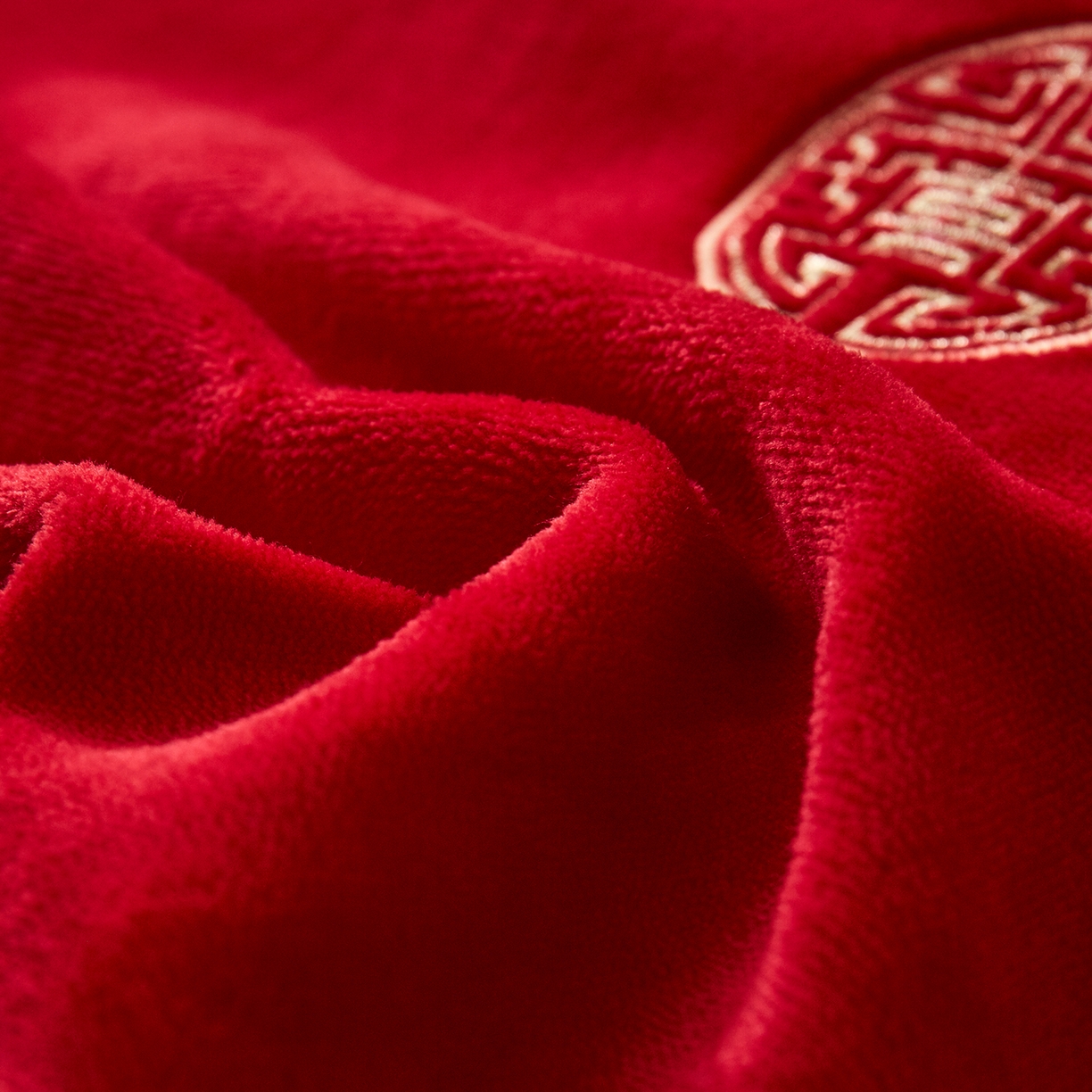 91家纺网 家纺一手货源 找家纺 浩情国际婚庆供货中心 2026新品婚庆加厚全消光牛奶绒四件套系列 欢喜百子