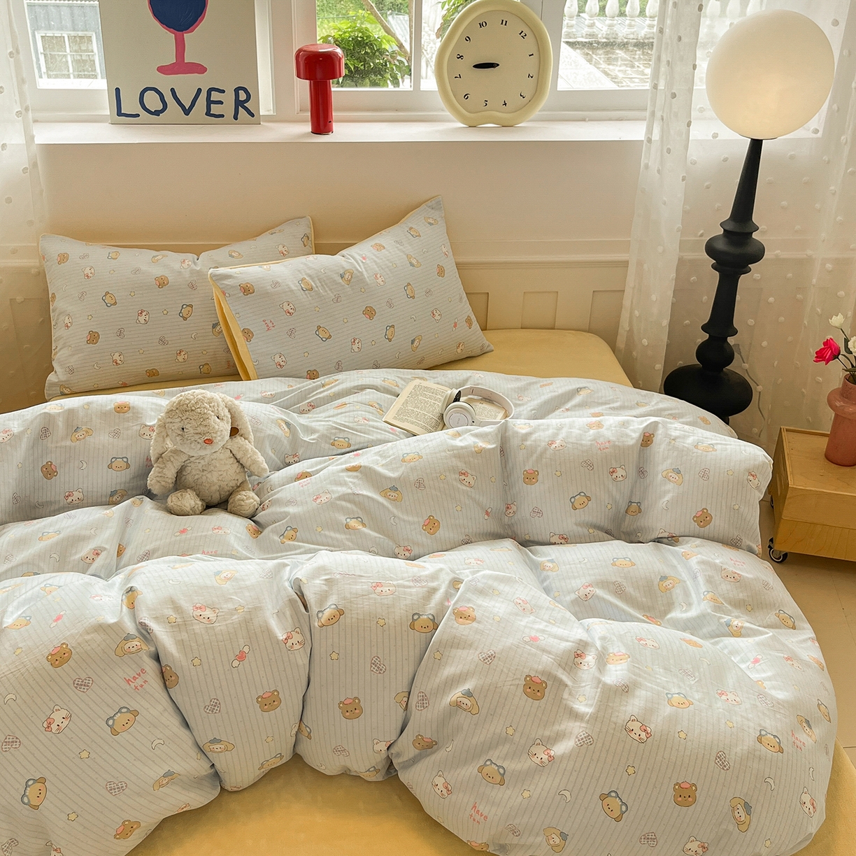 91家纺网 家纺一手货源 找家纺 吉象家纺 2025新款全棉牛奶绒印花四件套 棉绒-镜子海洋