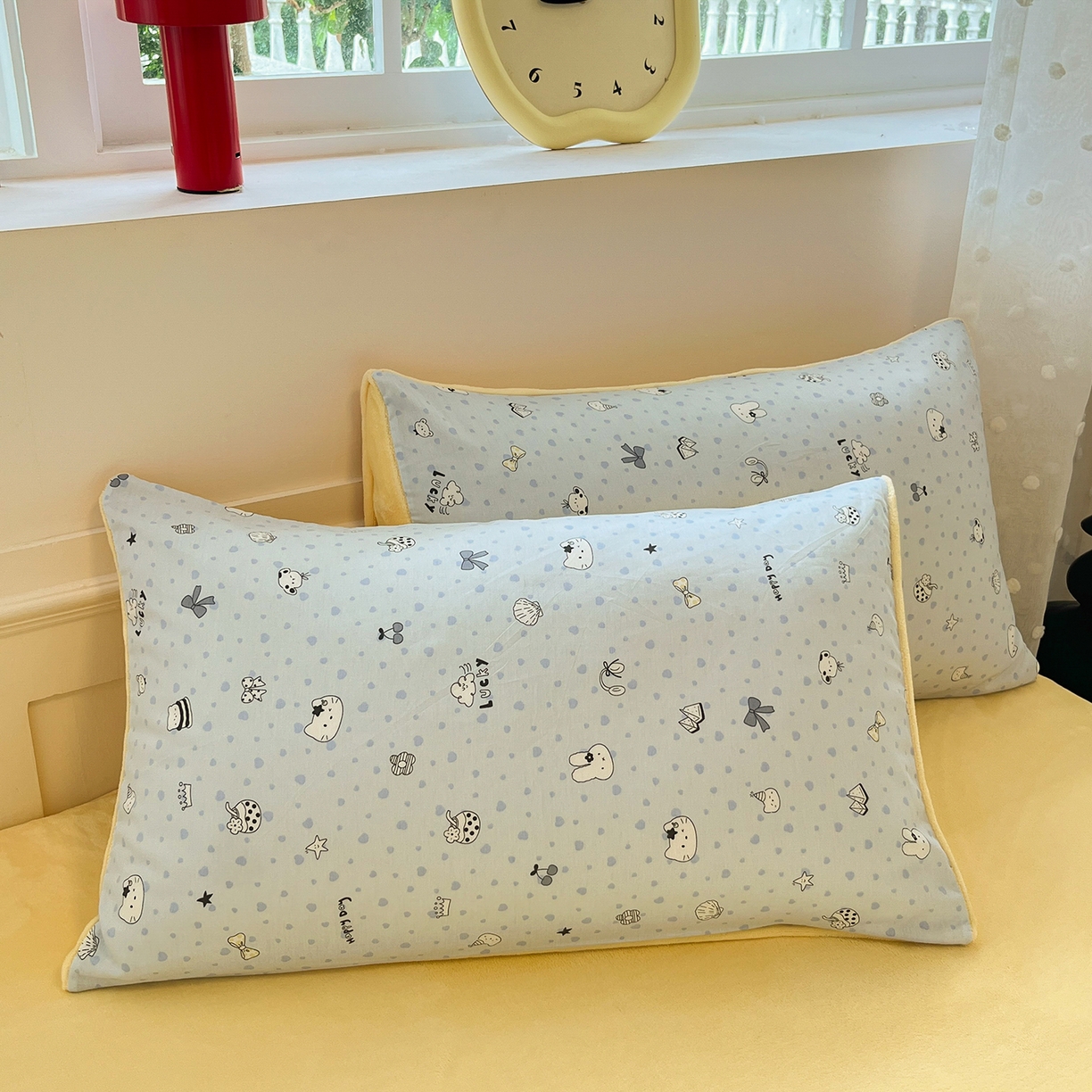 91家纺网 家纺一手货源 找家纺 吉象家纺 2025新款全棉牛奶绒印花四件套 棉绒-蜜罐猫猫