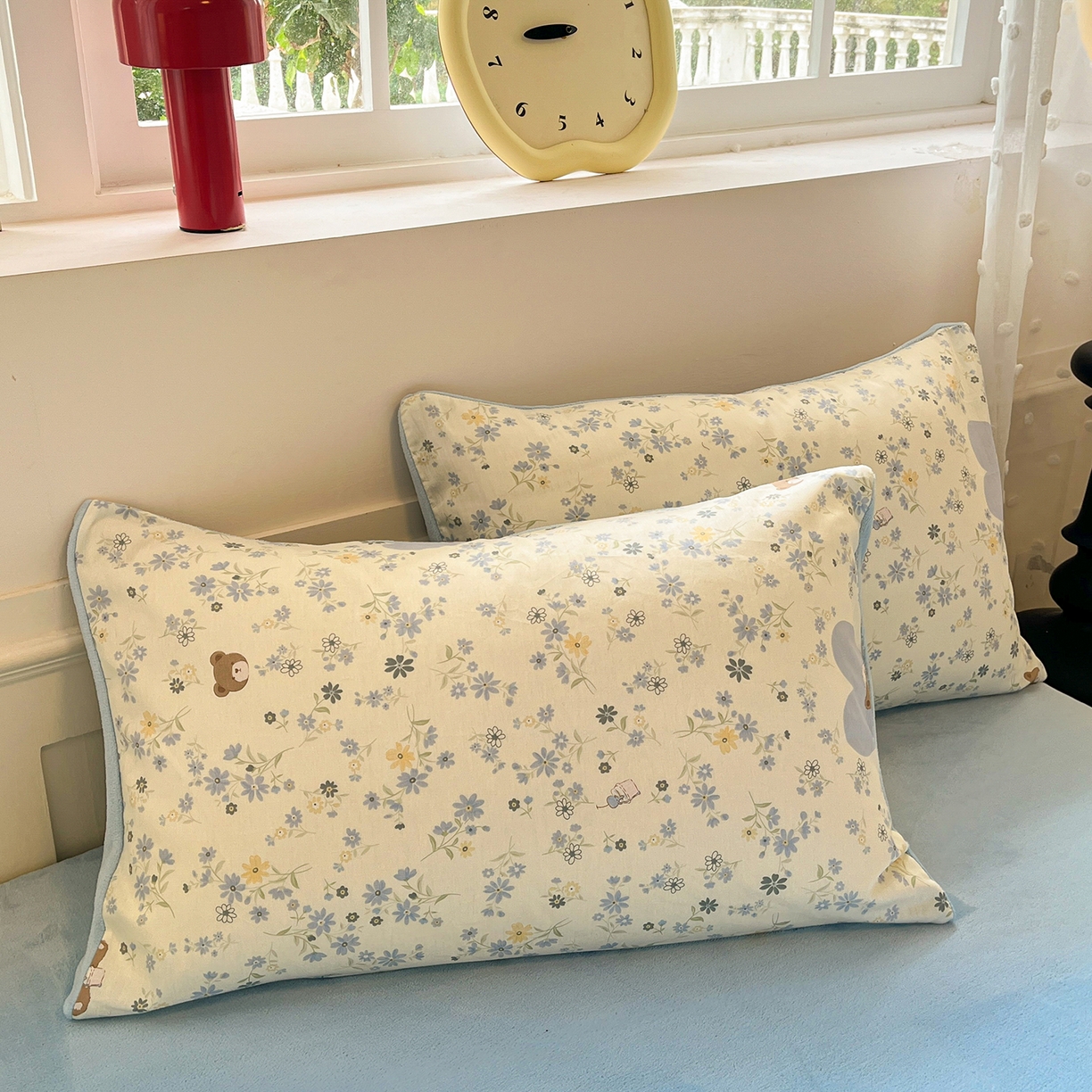 91家纺网 家纺一手货源 找家纺 吉象家纺 2025新款全棉牛奶绒印花四件套 棉绒-洋气泰迪