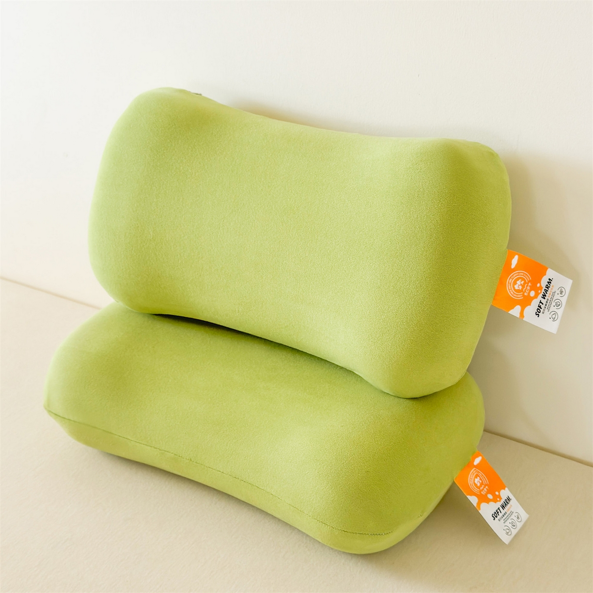 91家纺网 家纺一手货源 找家纺 麦肯锡 2025新款护颈记忆枕枕头枕芯-产品图 抹茶绿