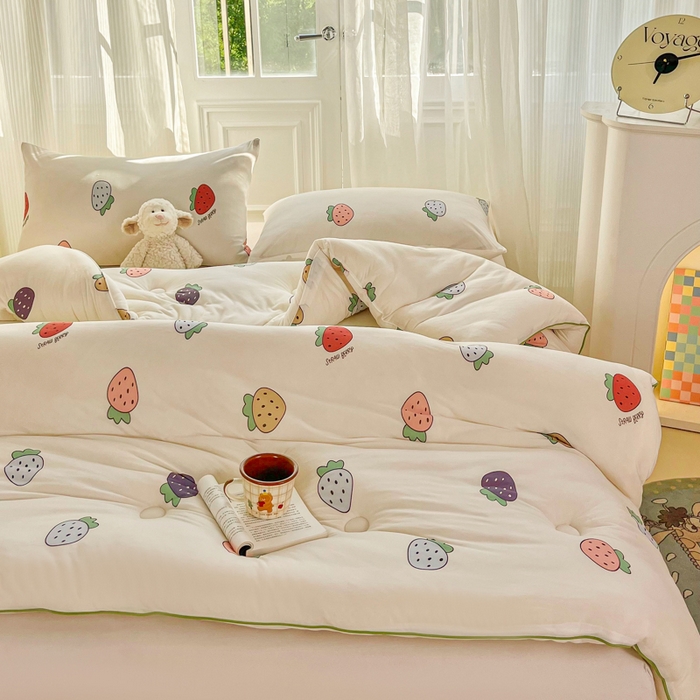 91家纺网 家纺一手货源 找家纺 （总）小叮当家纺仓储工厂店 2025新款母婴级宝宝被子豆豆绒牛奶针织棉被子儿童被子豆豆被大豆被春秋被秋冬被