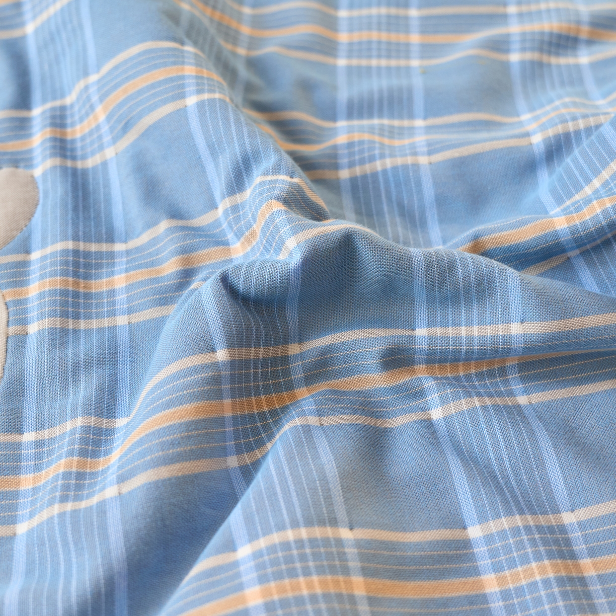 91家纺网 家纺一手货源 找家纺 沐瑟家纺 2025新款卡通格子纯棉八层枕巾（含质检报告） 房子猫