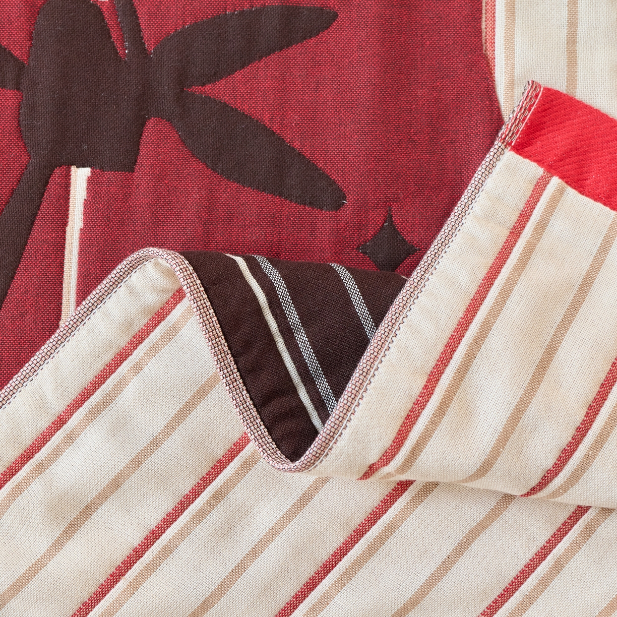 91家纺网 家纺一手货源 找家纺 沐瑟家纺 2025新款卡通格子纯棉八层枕巾（含质检报告） 蝴蝶结