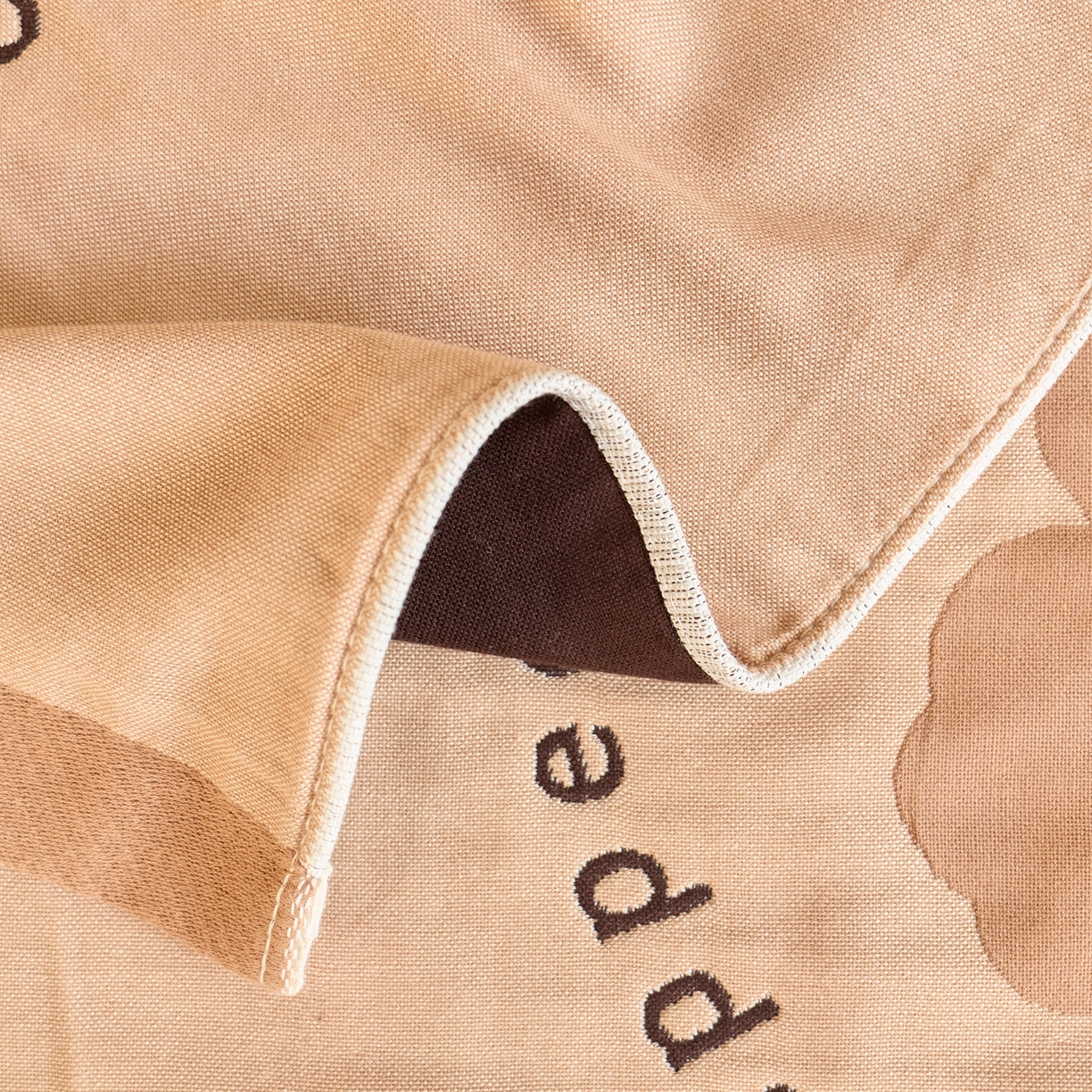 91家纺网 家纺一手货源 找家纺 沐瑟家纺 2025新款卡通格子纯棉八层枕巾（含质检报告） 快乐熊