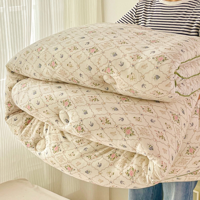 91家纺网 家纺一手货源 找家纺 小叮当家纺仓储工厂店 2025新款母婴级宝宝被子豆豆绒牛奶针织棉被子儿童被子豆豆被大豆被春秋被秋冬被 芳华