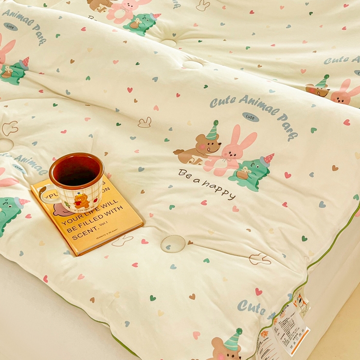 91家纺网 家纺一手货源 找家纺 小叮当家纺仓储工厂店 2025新款母婴级宝宝被子豆豆绒牛奶针织棉被子儿童被子豆豆被大豆被春秋被秋冬被 好伙伴