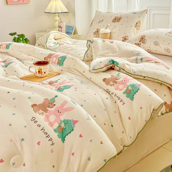 91家纺网 家纺一手货源 找家纺 小叮当家纺仓储工厂店 2025新款母婴级宝宝被子豆豆绒牛奶针织棉被子儿童被子豆豆被大豆被春秋被秋冬被 好伙伴