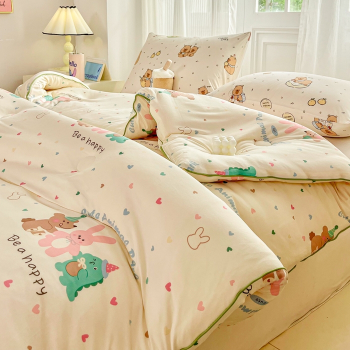 91家纺网 家纺一手货源 找家纺 小叮当家纺仓储工厂店 2025新款母婴级宝宝被子豆豆绒牛奶针织棉被子儿童被子豆豆被大豆被春秋被秋冬被 好伙伴