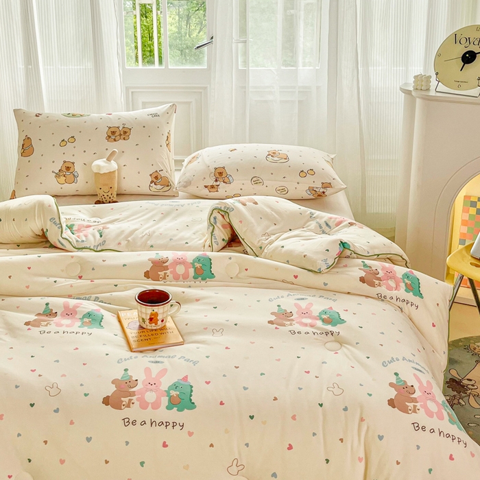 91家纺网 家纺一手货源 找家纺 小叮当家纺仓储工厂店 2025新款母婴级宝宝被子豆豆绒牛奶针织棉被子儿童被子豆豆被大豆被春秋被秋冬被 好伙伴