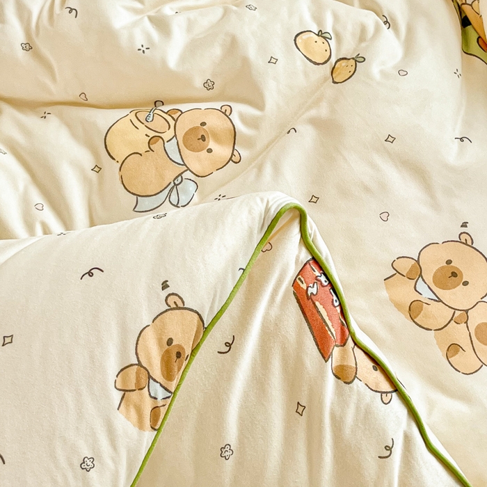 91家纺网 家纺一手货源 找家纺 小叮当家纺仓储工厂店 2025新款母婴级宝宝被子豆豆绒牛奶针织棉被子儿童被子豆豆被大豆被春秋被秋冬被 卡皮巴拉