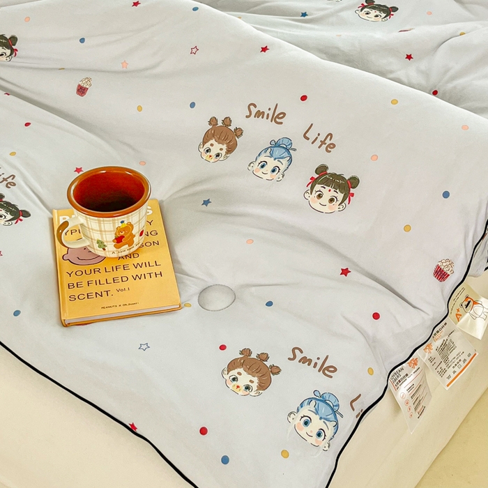 91家纺网 家纺一手货源 找家纺 小叮当家纺仓储工厂店 2025新款母婴级宝宝被子豆豆绒牛奶针织棉被子儿童被子豆豆被大豆被春秋被秋冬被 哪吒