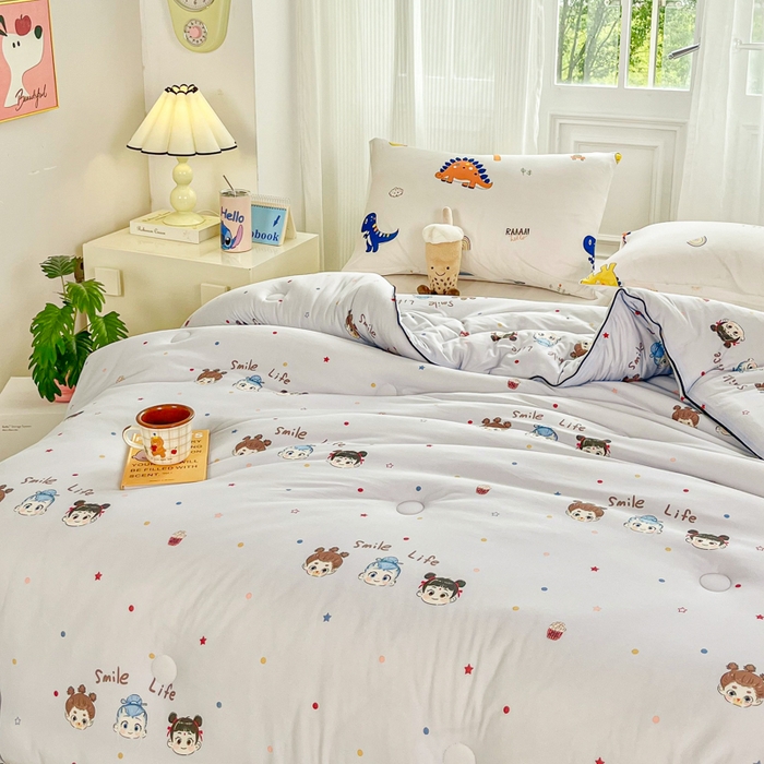 91家纺网 家纺一手货源 找家纺 小叮当家纺仓储工厂店 2025新款母婴级宝宝被子豆豆绒牛奶针织棉被子儿童被子豆豆被大豆被春秋被秋冬被 哪吒