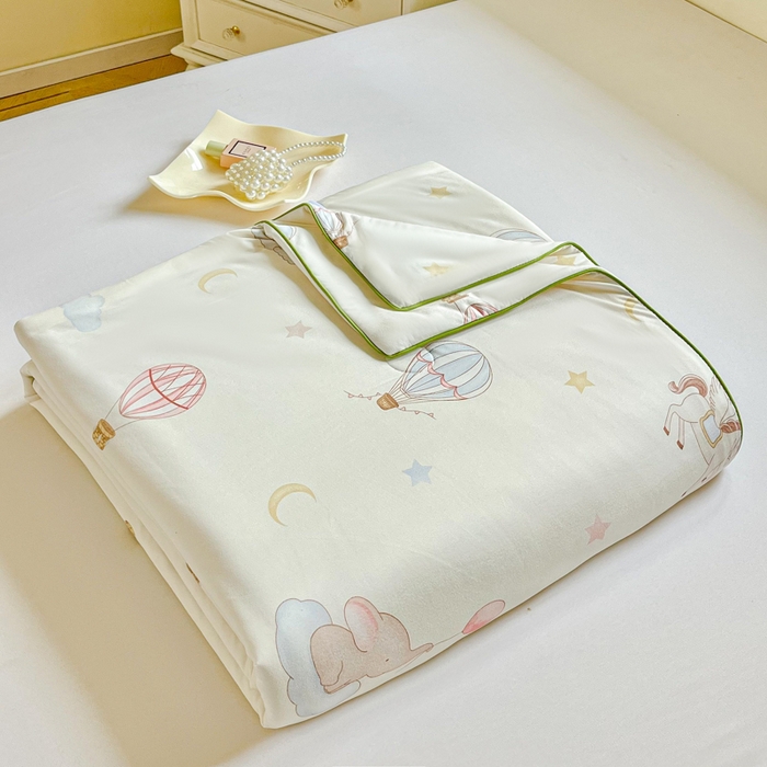 91家纺网 家纺一手货源 找家纺 小叮当家纺仓储工厂店 2025新款母婴级宝宝被子豆豆绒牛奶针织棉被子儿童被子豆豆被大豆被春秋被秋冬被 牛奶针织被-梦幻岛