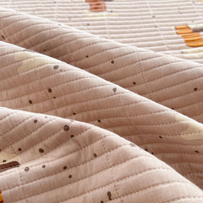 91家纺网 家纺一手货源 找家纺 （总）床盖工厂店 2025新款亲肤舒适高温酵素砂洗全棉纯棉加宝宝绒床盖三件套