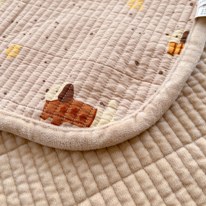 91家纺网 家纺一手货源 找家纺 （总）床盖工厂店 2025新款亲肤舒适高温酵素砂洗全棉纯棉加宝宝绒床盖三件套