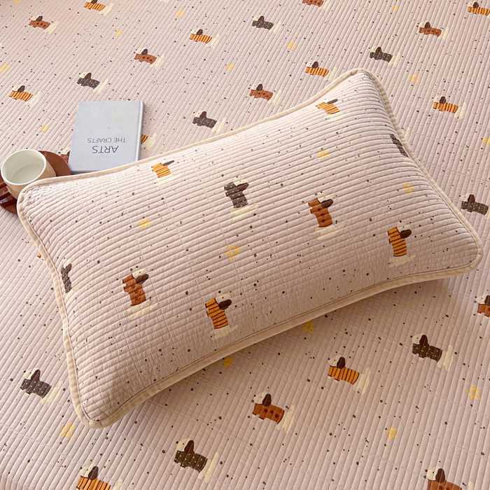 91家纺网 家纺一手货源 找家纺 （总）床盖工厂店 2025新款亲肤舒适高温酵素砂洗全棉纯棉加宝宝绒床盖三件套