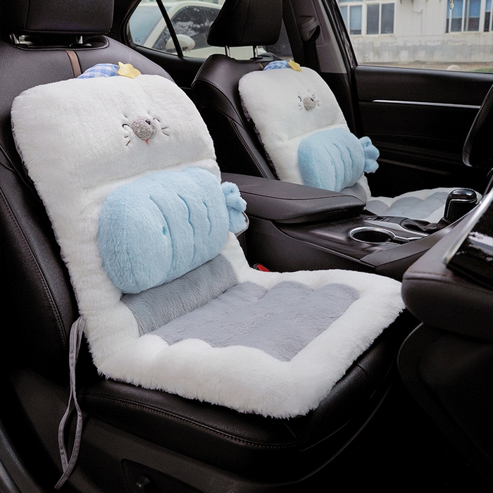 91家纺网 家纺一手货源 找家纺 （总）仟亿莱 2025新款萌萌海豹护腰连体坐垫