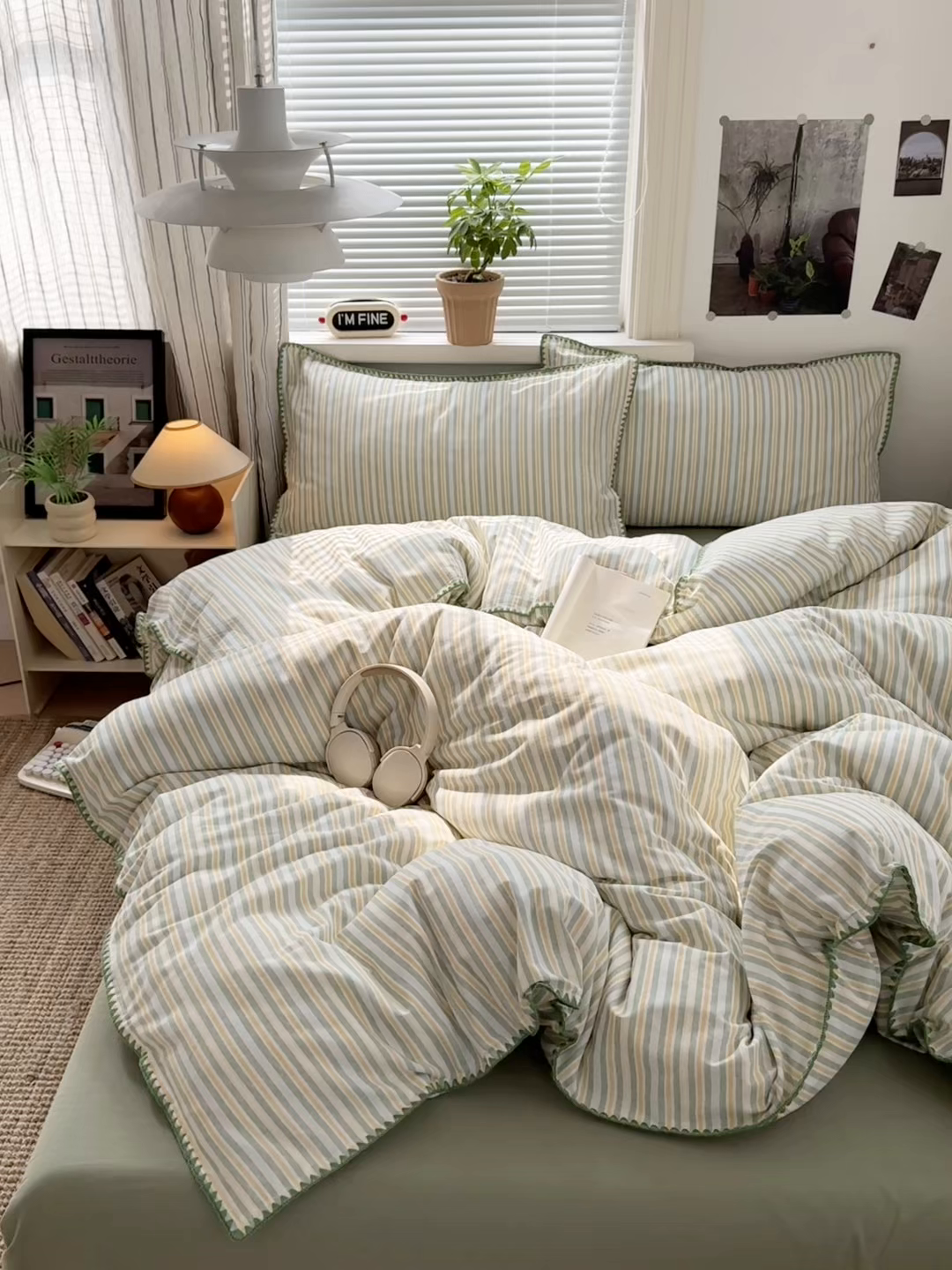 91家纺网 家纺一手货源 找家纺 小叮当家纺仓储工厂店 (买家秀 爆款花型 不断货)2025秋冬新款全棉纯棉加厚磨毛贝壳边工艺款四件套 光年