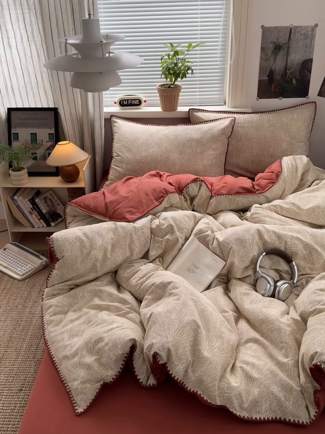 91家纺网 家纺一手货源 找家纺 小叮当家纺仓储工厂店 (买家秀 爆款花型 不断货)2025秋冬新款全棉纯棉加厚磨毛贝壳边工艺款四件套 南音咖