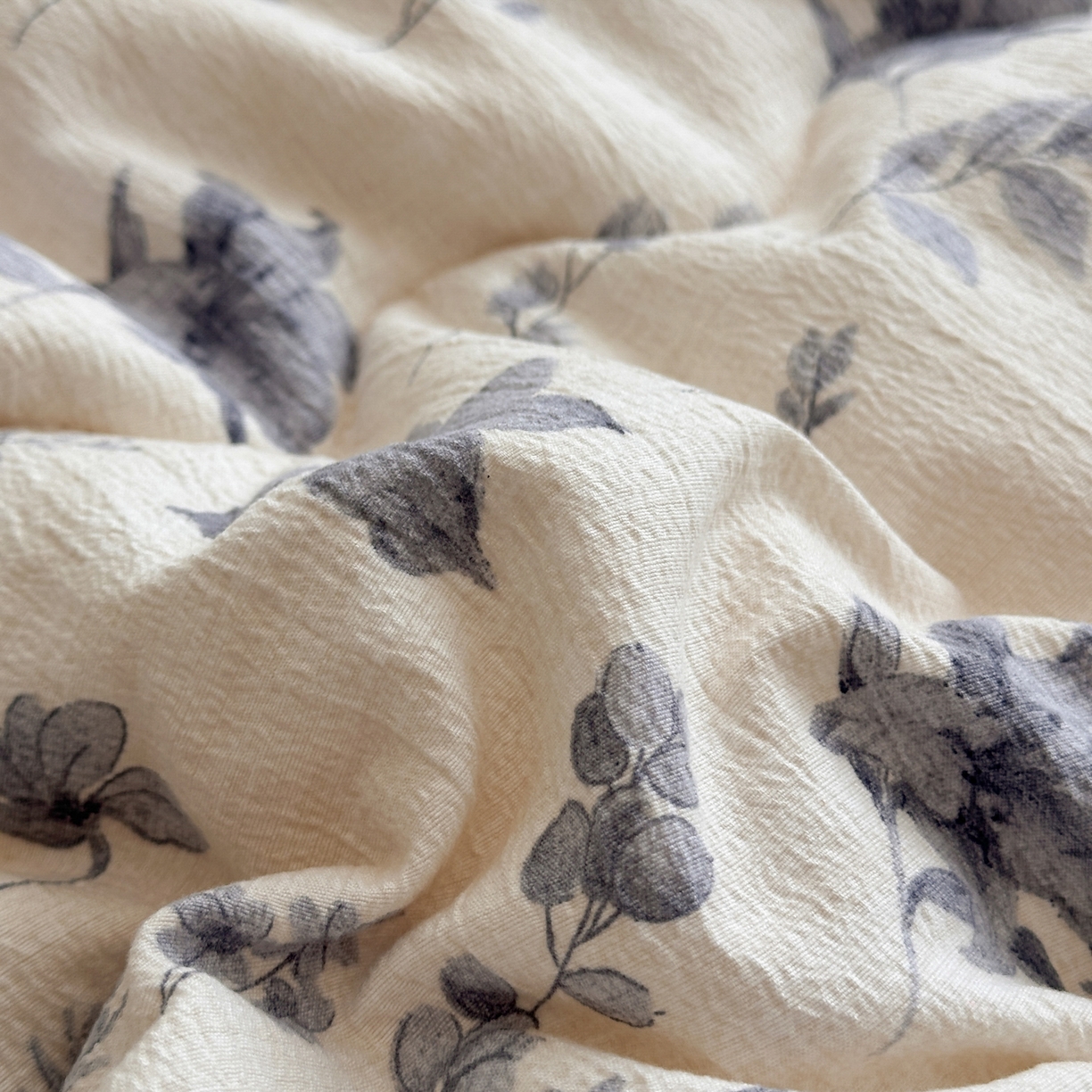 91家纺网 家纺一手货源 找家纺 （总）尊妙被业 2025新款复古双层纱大豆被冬被被子被芯