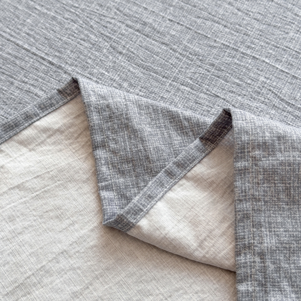 91家纺网 家纺一手货源 找家纺 尊妙被业 2025新款复古双层纱大豆被冬被被子被芯 季野