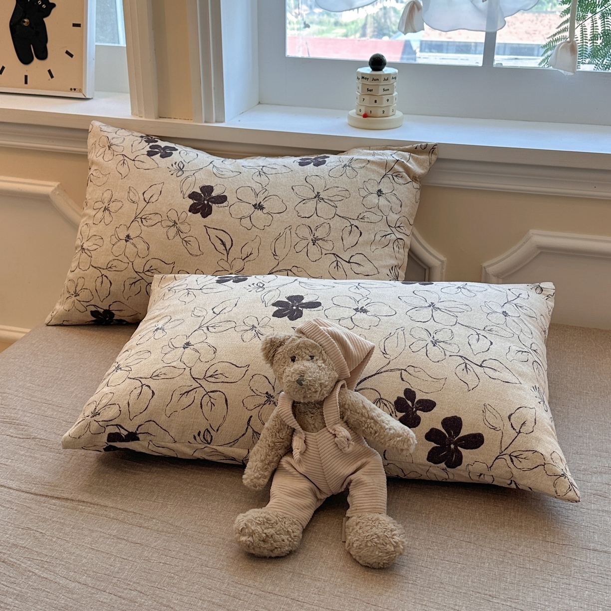 91家纺网 家纺一手货源 找家纺 尊妙被业 2025新款复古双层纱大豆被冬被被子被芯 织意