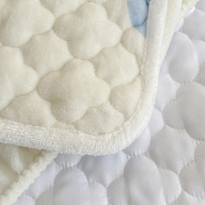 91家纺网 家纺一手货源 找家纺 小叮当家纺仓储工厂店 2025新款A类200g高克重牛奶绒印花夹棉床笠单品床笠床笠单件（提供买家秀） 蓝色花语