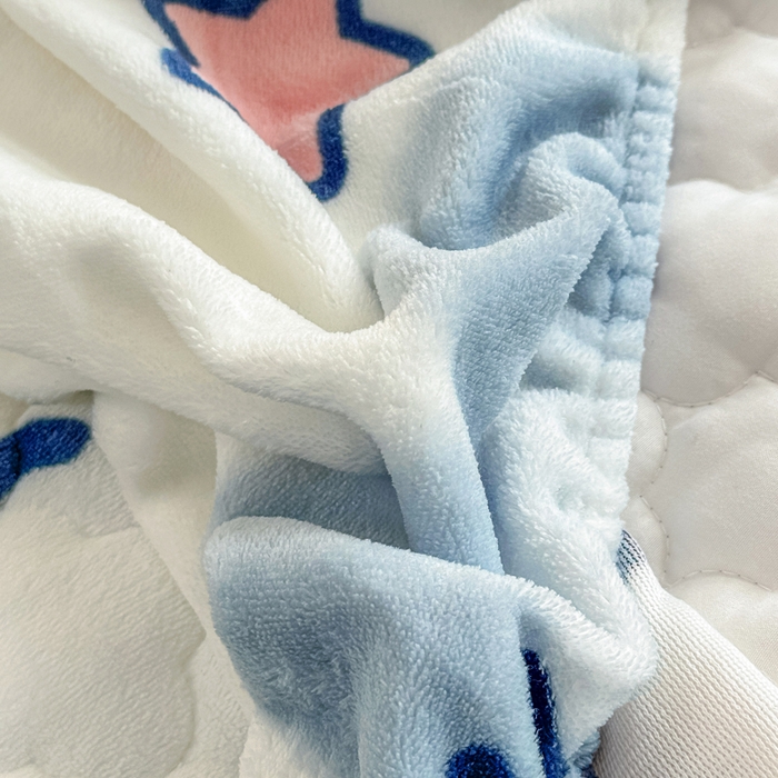 91家纺网 家纺一手货源 找家纺 小叮当家纺仓储工厂店 2025新款A类200g高克重牛奶绒印花夹棉床笠单品床笠床笠单件（提供买家秀） 爱心小熊