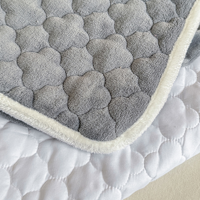 91家纺网 家纺一手货源 找家纺 小叮当家纺仓储工厂店 2025新款A类200g高克重牛奶绒印花夹棉床笠单品床笠床笠单件（提供买家秀） 高级灰