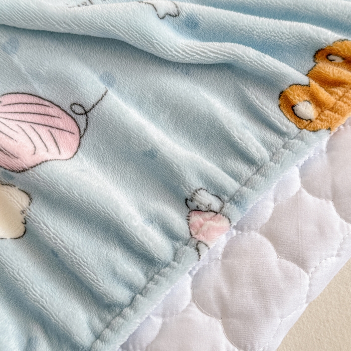 91家纺网 家纺一手货源 找家纺 小叮当家纺仓储工厂店 2025新款A类200g高克重牛奶绒印花夹棉床笠单品床笠床笠单件（提供买家秀） 萌宠乐园