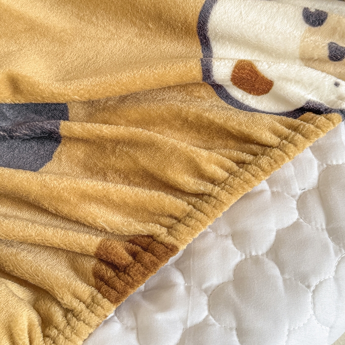 91家纺网 家纺一手货源 找家纺 小叮当家纺仓储工厂店 2025新款A类200g高克重牛奶绒印花夹棉床笠单品床笠床笠单件（提供买家秀） 学院熊宝