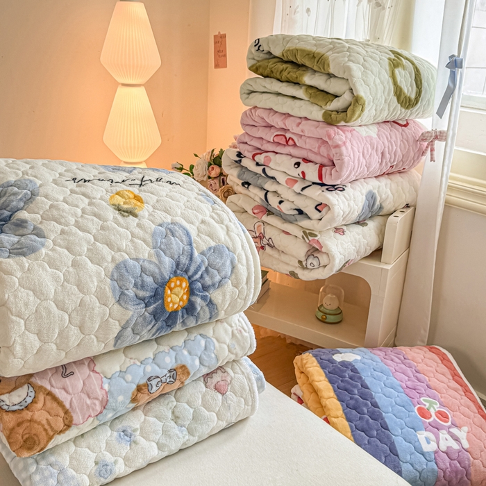 91家纺网 家纺一手货源 找家纺 小叮当家纺仓储工厂店 2025新款A类200g高克重牛奶绒印花夹棉床笠单品床笠床笠单件（提供买家秀） 组合图仅做展示不可下单