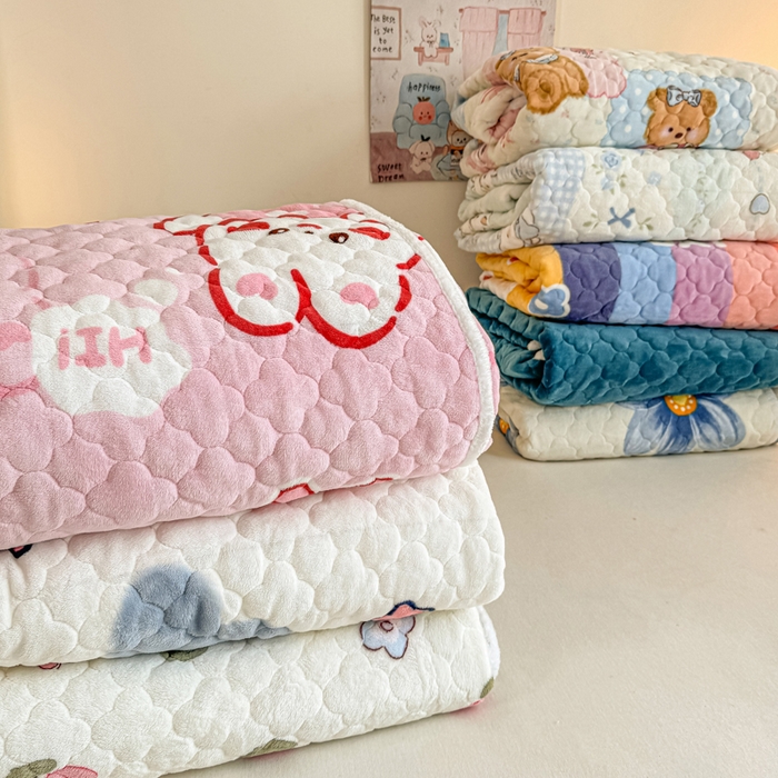 91家纺网 家纺一手货源 找家纺 小叮当家纺仓储工厂店 2025新款A类200g高克重牛奶绒印花夹棉床笠单品床笠床笠单件（提供买家秀） 组合图仅做展示不可下单