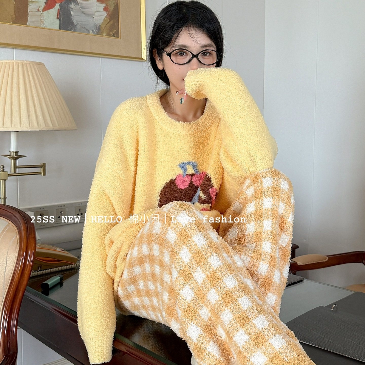 91家纺网 家纺一手货源 找家纺 （总）妍景家居生活馆 2025新款软绵绵 樱桃格格女孩