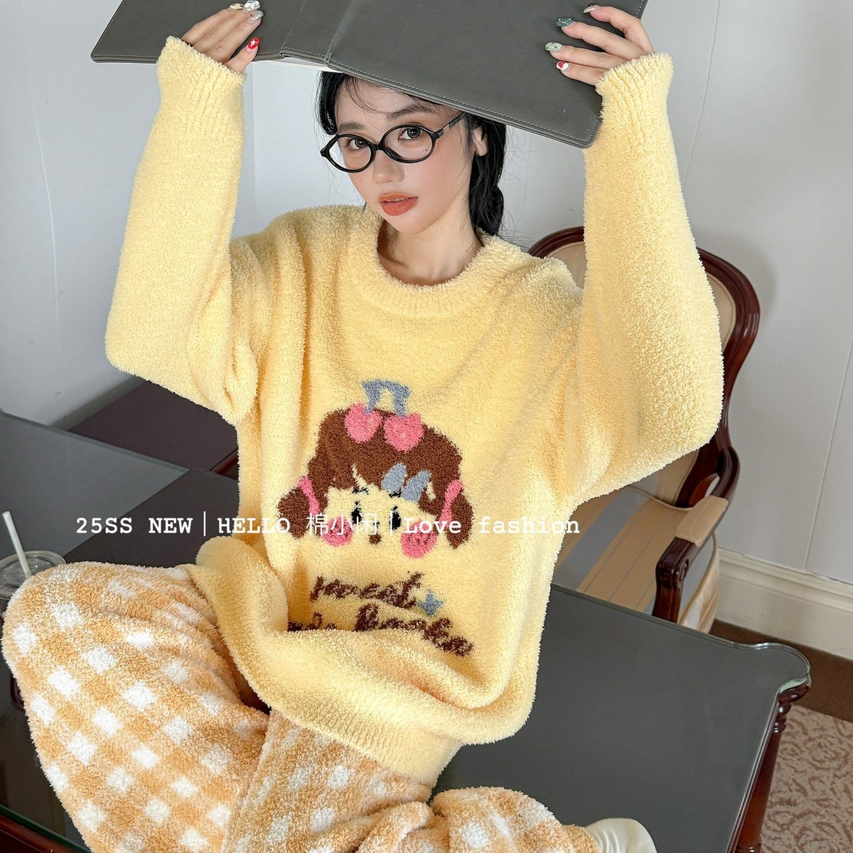 91家纺网 家纺一手货源 找家纺 （总）妍景家居生活馆 2025新款软绵绵 樱桃格格女孩