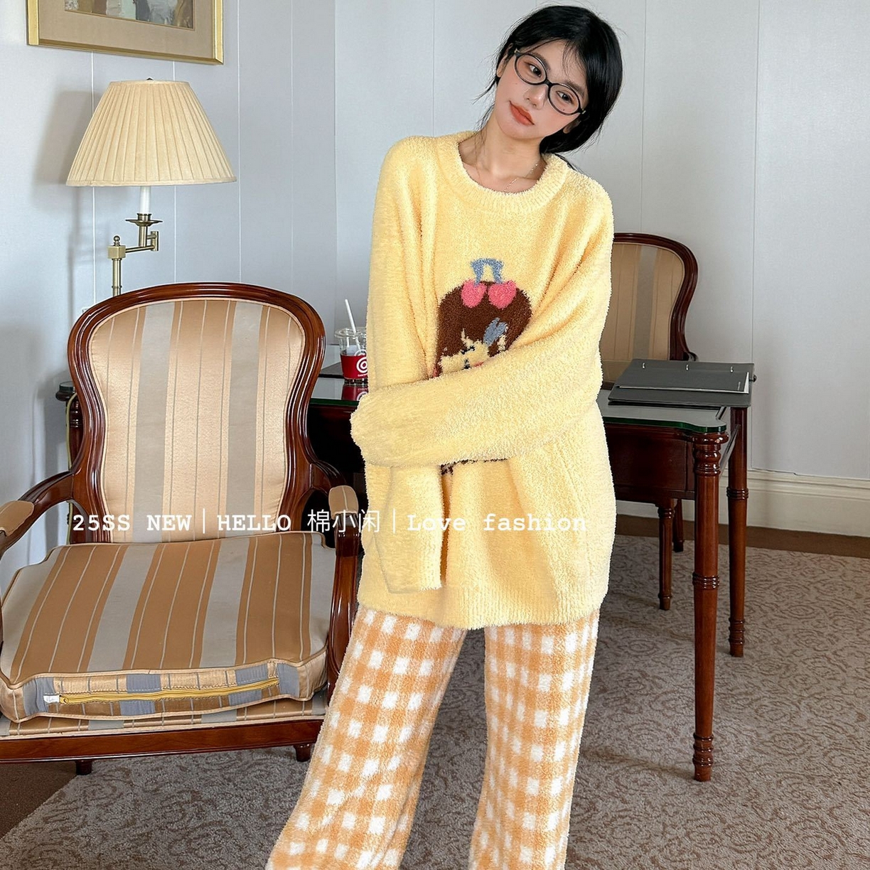 91家纺网 家纺一手货源 找家纺 （总）妍景家居生活馆 2025新款软绵绵 樱桃格格女孩