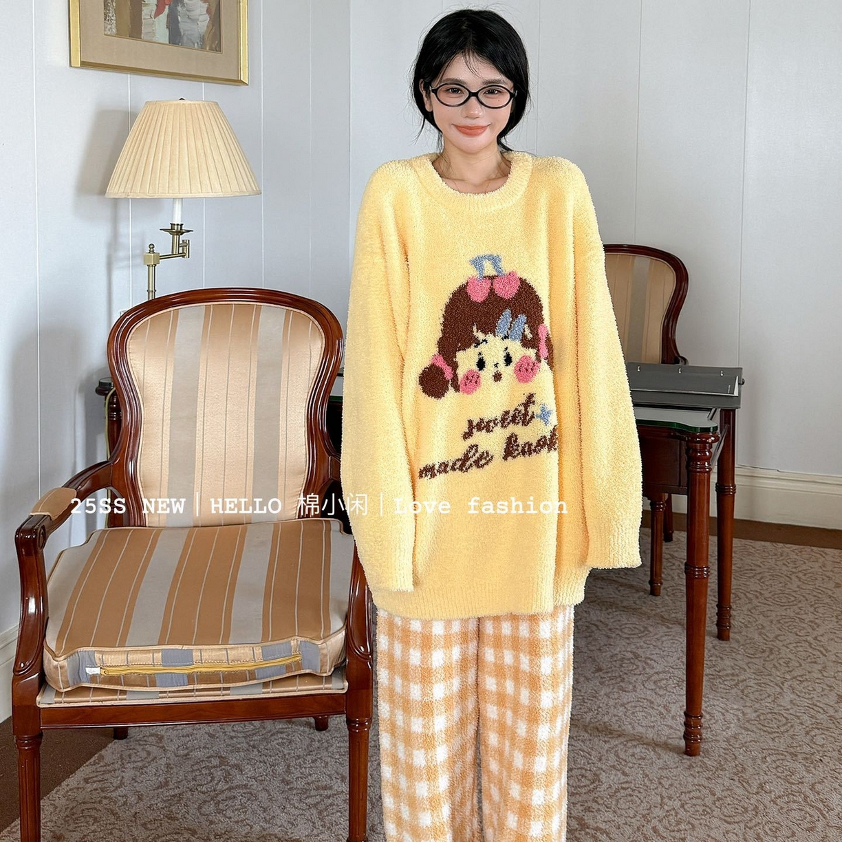 91家纺网 家纺一手货源 找家纺 （总）妍景家居生活馆 2025新款软绵绵 樱桃格格女孩