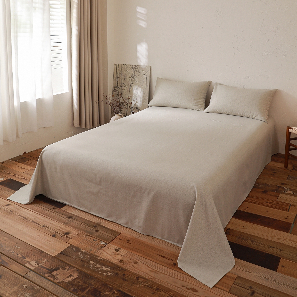 91家纺网 家纺一手货源 找家纺 小叮当家纺仓储工厂店 (买家秀 爆款花型 不断货)2025新款良品磨毛单床单床单单件 肌理灰