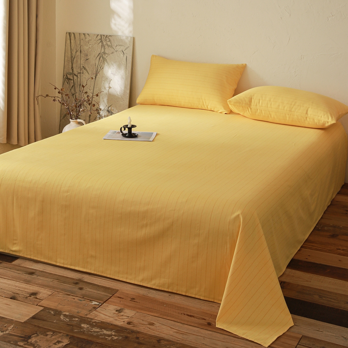 91家纺网 家纺一手货源 找家纺 小叮当家纺仓储工厂店 (买家秀 爆款花型 不断货)2025新款良品磨毛单床单床单单件 织梦黄