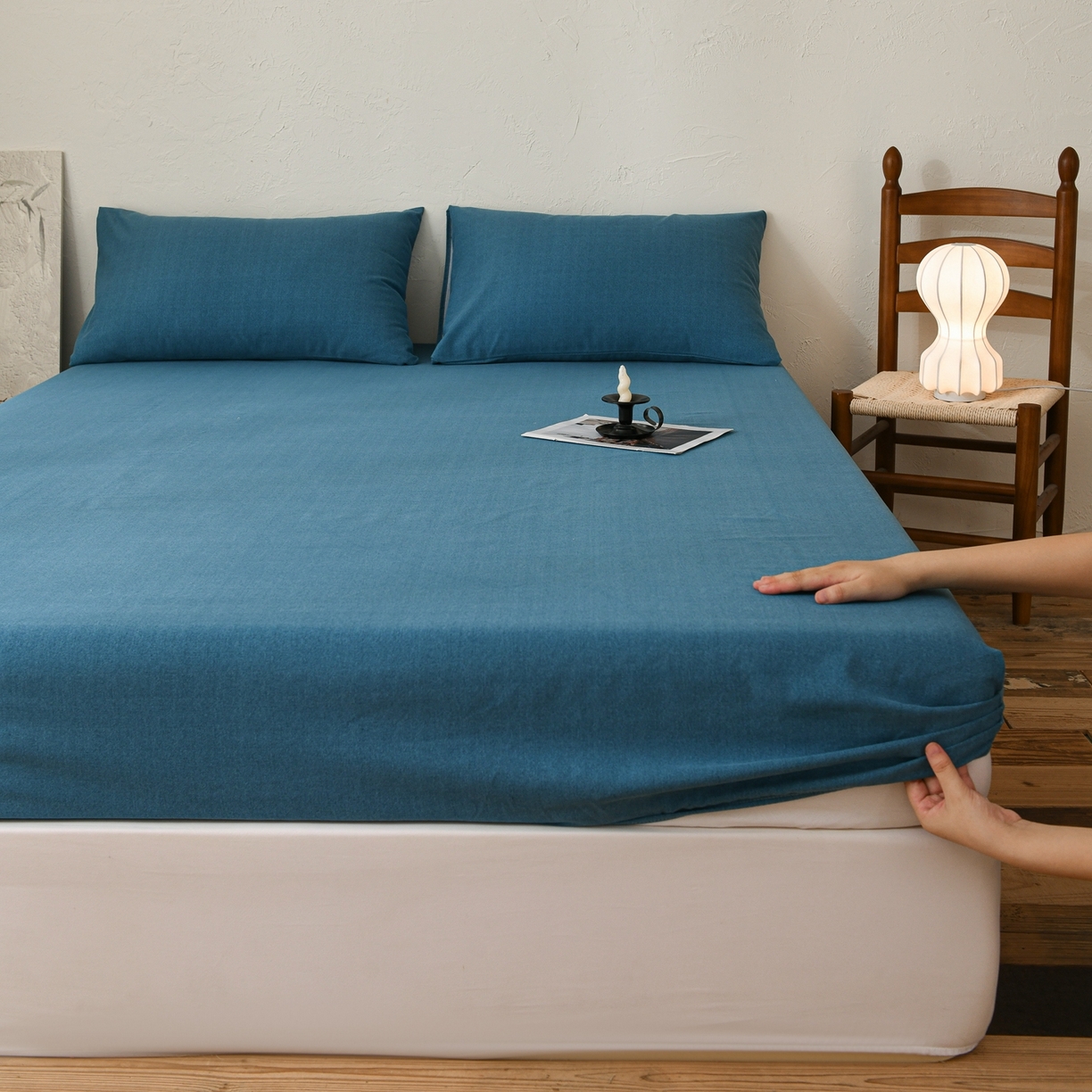 91家纺网 家纺一手货源 找家纺 （总）小叮当家纺仓储工厂店 (买家秀 爆款花型 不断货)2025新款良品磨毛单床笠床笠单件