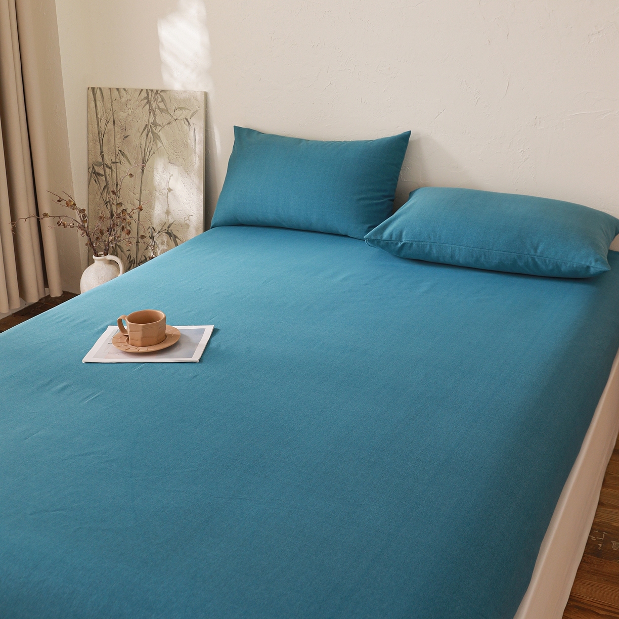 91家纺网 家纺一手货源 找家纺 （总）小叮当家纺仓储工厂店 (买家秀 爆款花型 不断货)2025新款良品磨毛单床笠床笠单件