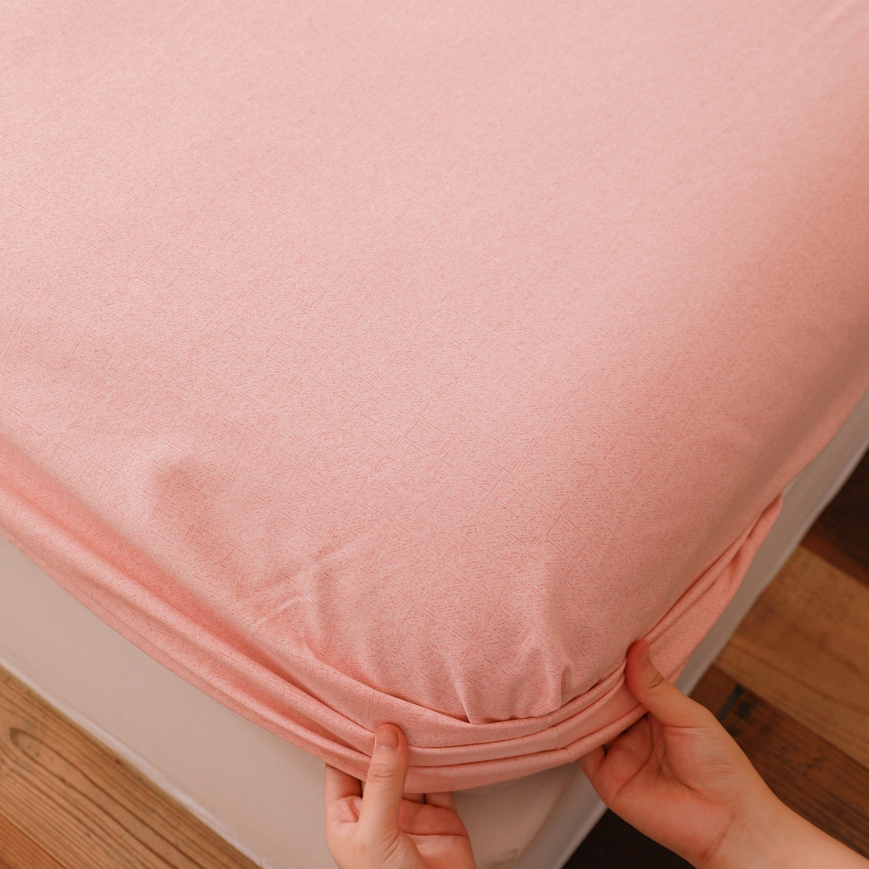 小叮当家纺仓储工厂店 (买家秀 爆款花型 不断货)2025新款良品磨毛单床笠床笠单件 肌理粉