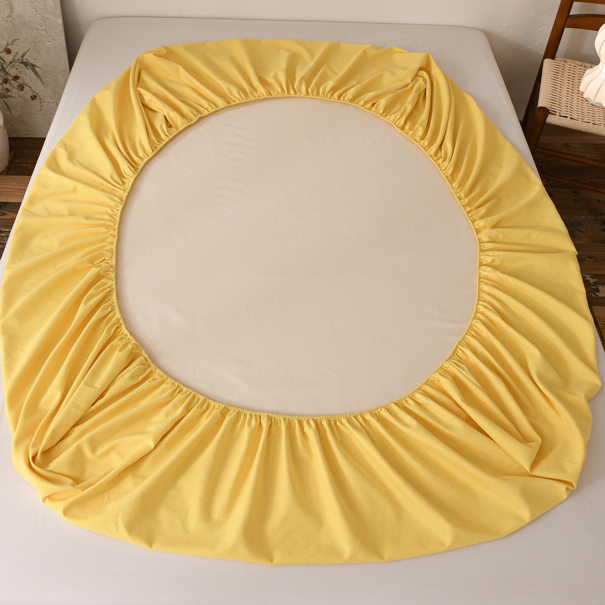 91家纺网 家纺一手货源 找家纺 小叮当家纺仓储工厂店 (买家秀 爆款花型 不断货)2025新款良品磨毛单床笠床笠单件 织梦黄