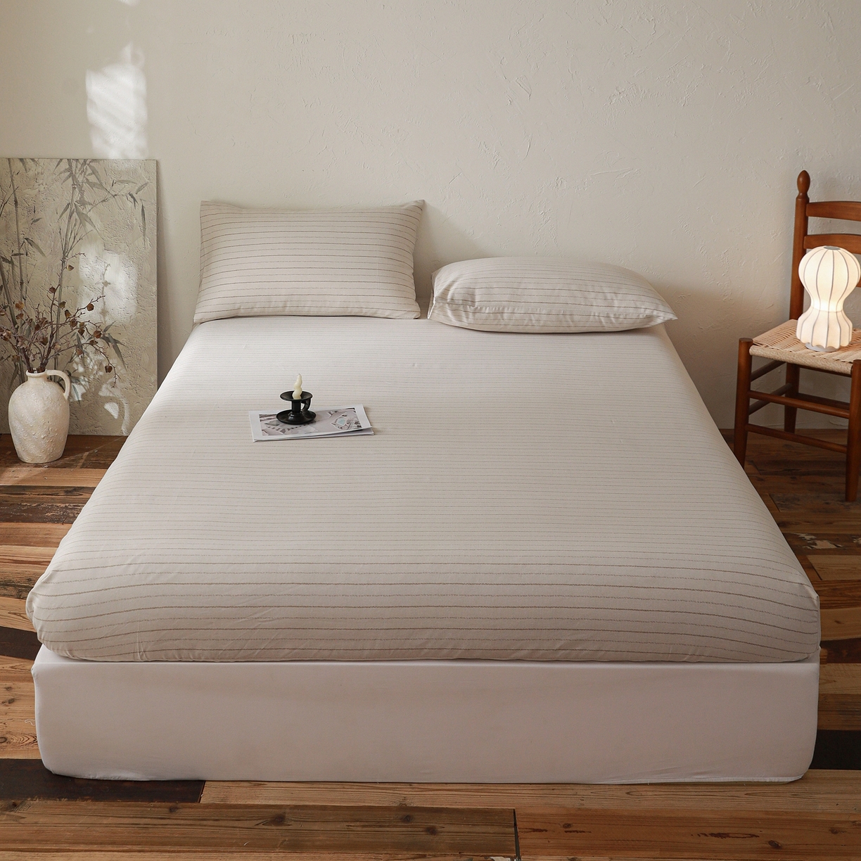 91家纺网 家纺一手货源 找家纺 小叮当家纺仓储工厂店 (买家秀 爆款花型 不断货)2025新款良品磨毛单床笠床笠单件 织梦灰