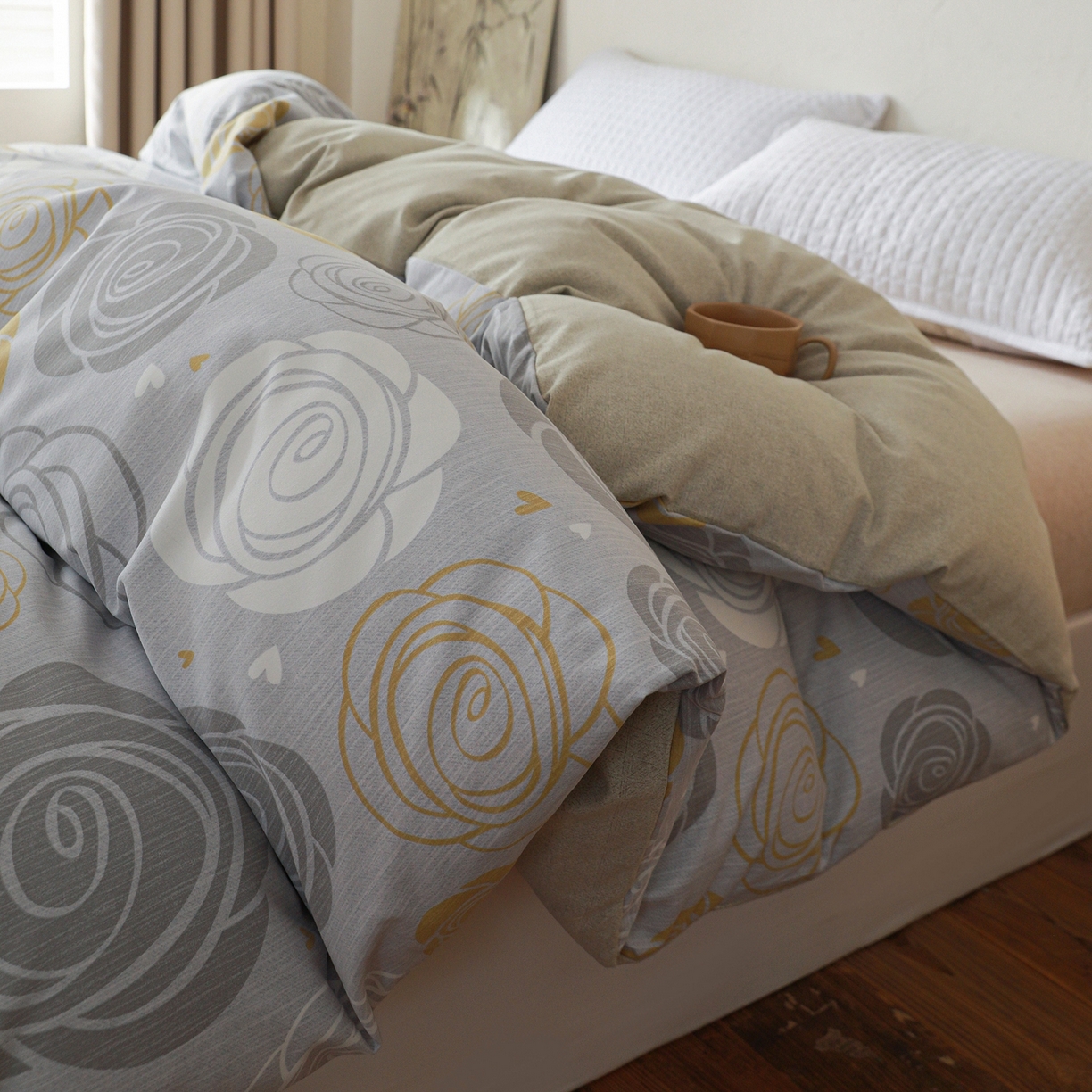 91家纺网 家纺一手货源 找家纺 （总）小叮当家纺仓储工厂店 (买家秀 爆款花型 不断货)2025新款良品磨毛单被套被套单件